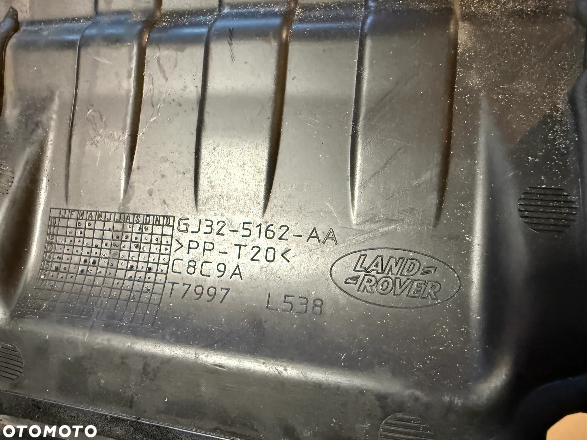 Pokrywa akumulatora GJ32-5162-AA Land Rover Range Rover Evoque L538 OE - 3