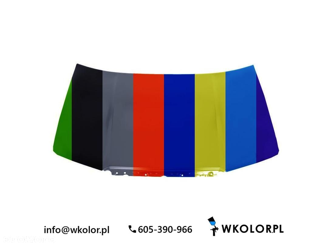 NOWA POKRYWA SILNIKA SKODA FABIA I 2000-2007 LAKIEROWANA W KOLOR - 1