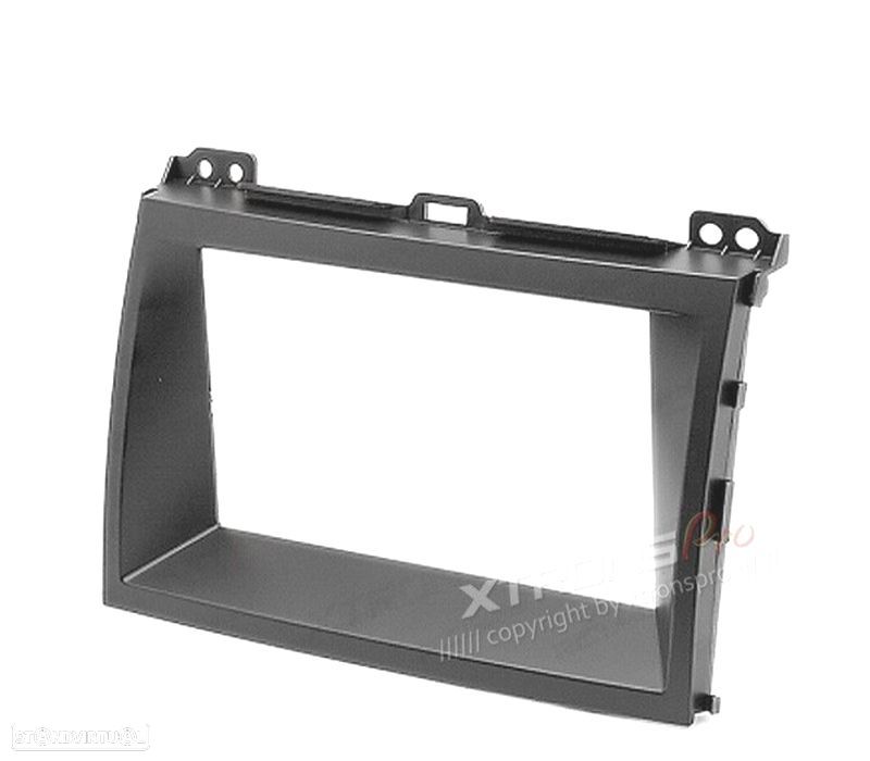 MOLDURA ADAPTADOR PRETO PARA RADIO 2-DIN PARA TOYOTA LEXUS - 3