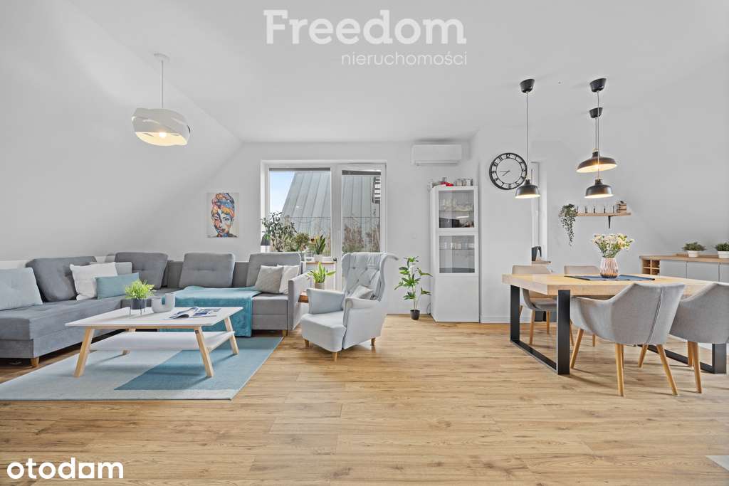 Mieszkanie 74 m² z dużym tarasem