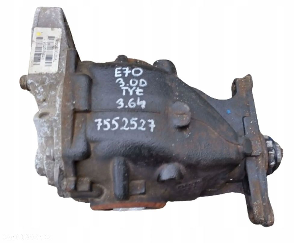 bmw x5 e70 3.0 diesel most tylny dyferencjaŁ 7552527 3.64 oryg - 1