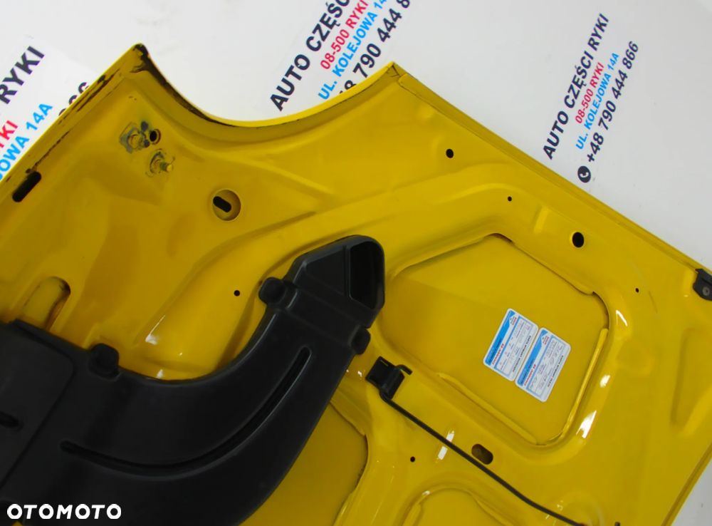Renault Kangoo Maska Pokrywa Silnika żółta - 8
