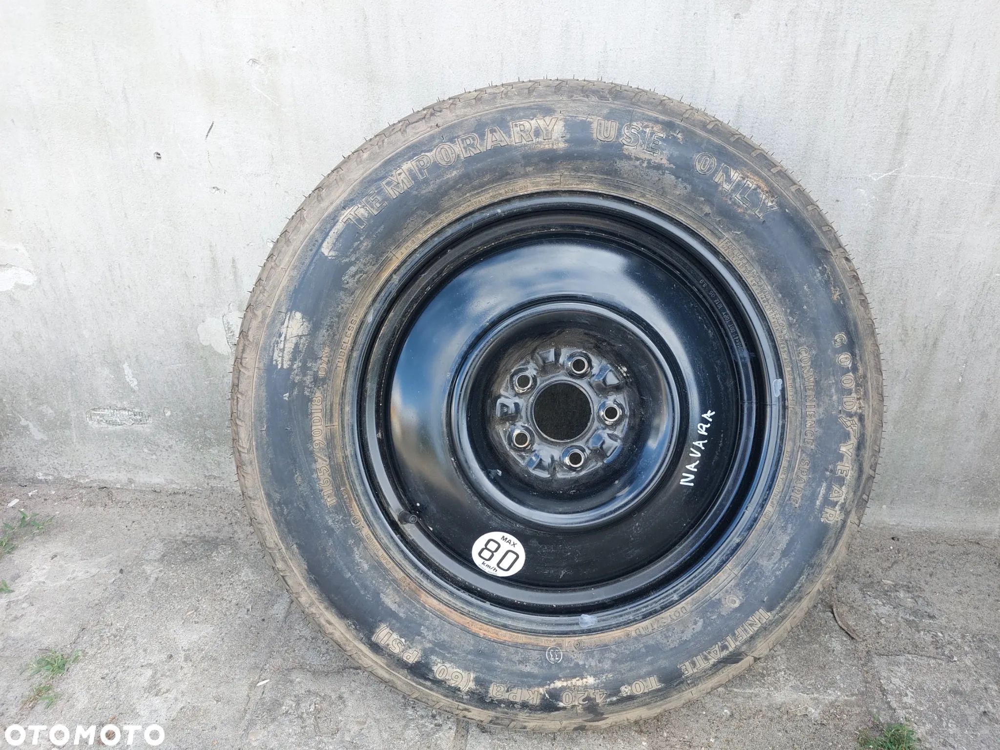 NISSAN NAVARA KOŁO DOJAZDOWE ZAPASOWE 165/90 R18 - 1