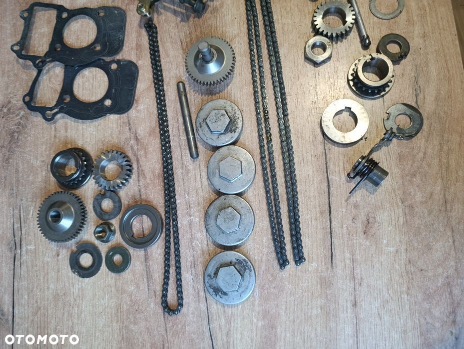 Części Yamaha Virago 125 szpilki korek zębatki zębatka ślizg ślizgi - 5
