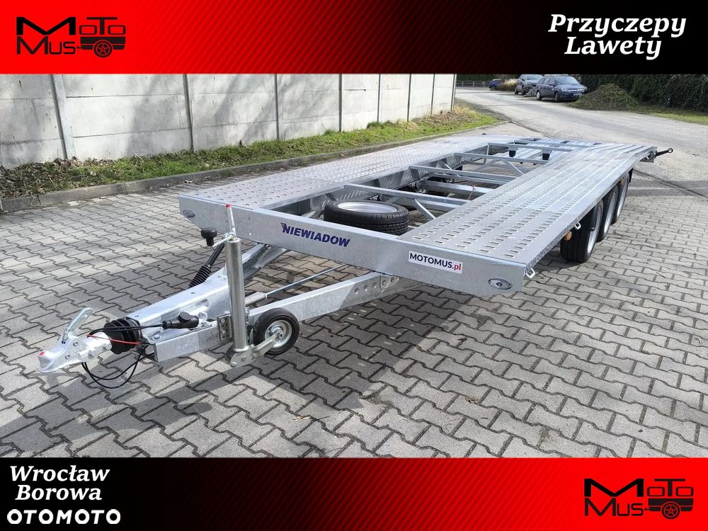 Niewiadów Przyczepa Niewiadów Jupiter NM 6x2,2m mocna rama spawana koła R13C - 1