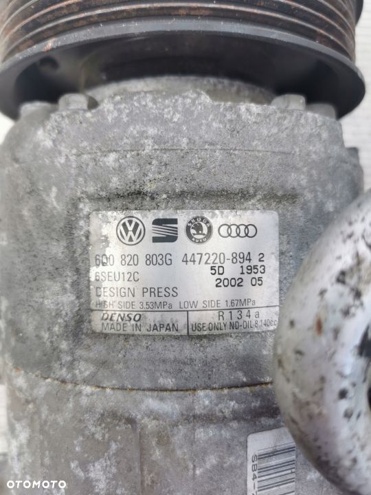 Sprężarka kompre klimatyzacji vw polo 6Q0820803G - 2