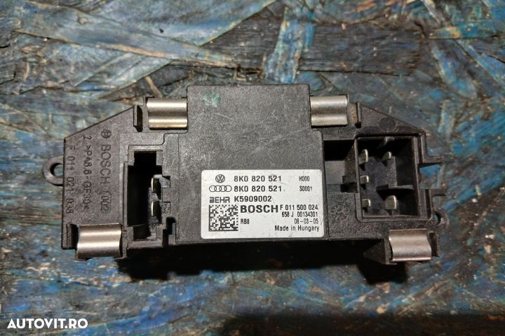 Rezistenta trepte aeroterma 8K0820521 8K0820521 Audi A4 B8/8K [faceli - 1