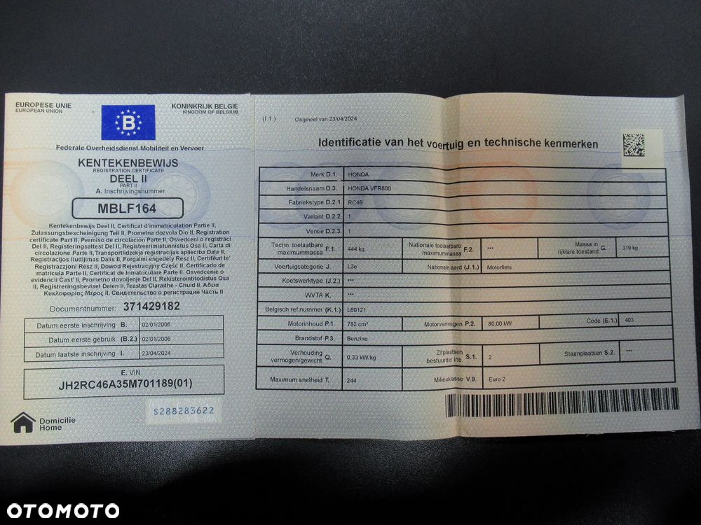 Honda VFR - 30