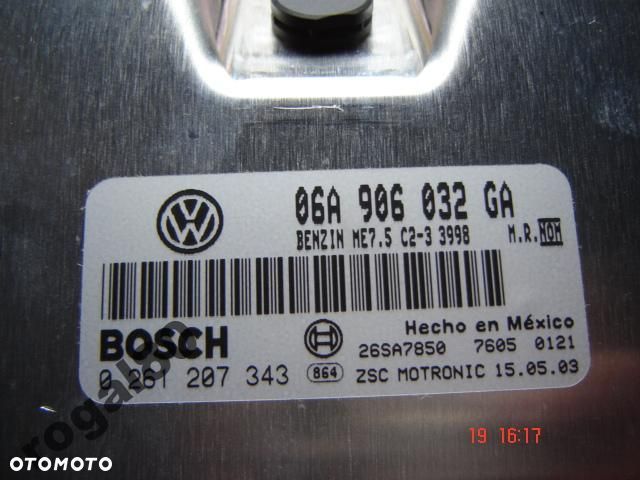 VW SEAT SKODA KOMPUTER SILNIKA NOWY 06A906032 GA - 2