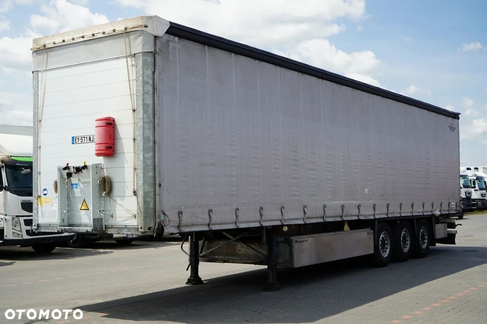 Schmitz Cargobull FIRANKA / STANDARD / KOSZ NA PALETY / OŚ PODNOSZONA / PLANDEKA ZBROJONA - 1