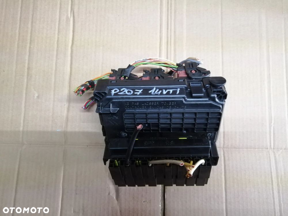 Peugeot 207 1.4 VTi  8FS zestaw startowy komputer  Bosch 0261201863 BSi BSM stacyjka immo klucze licznik i inne - 9