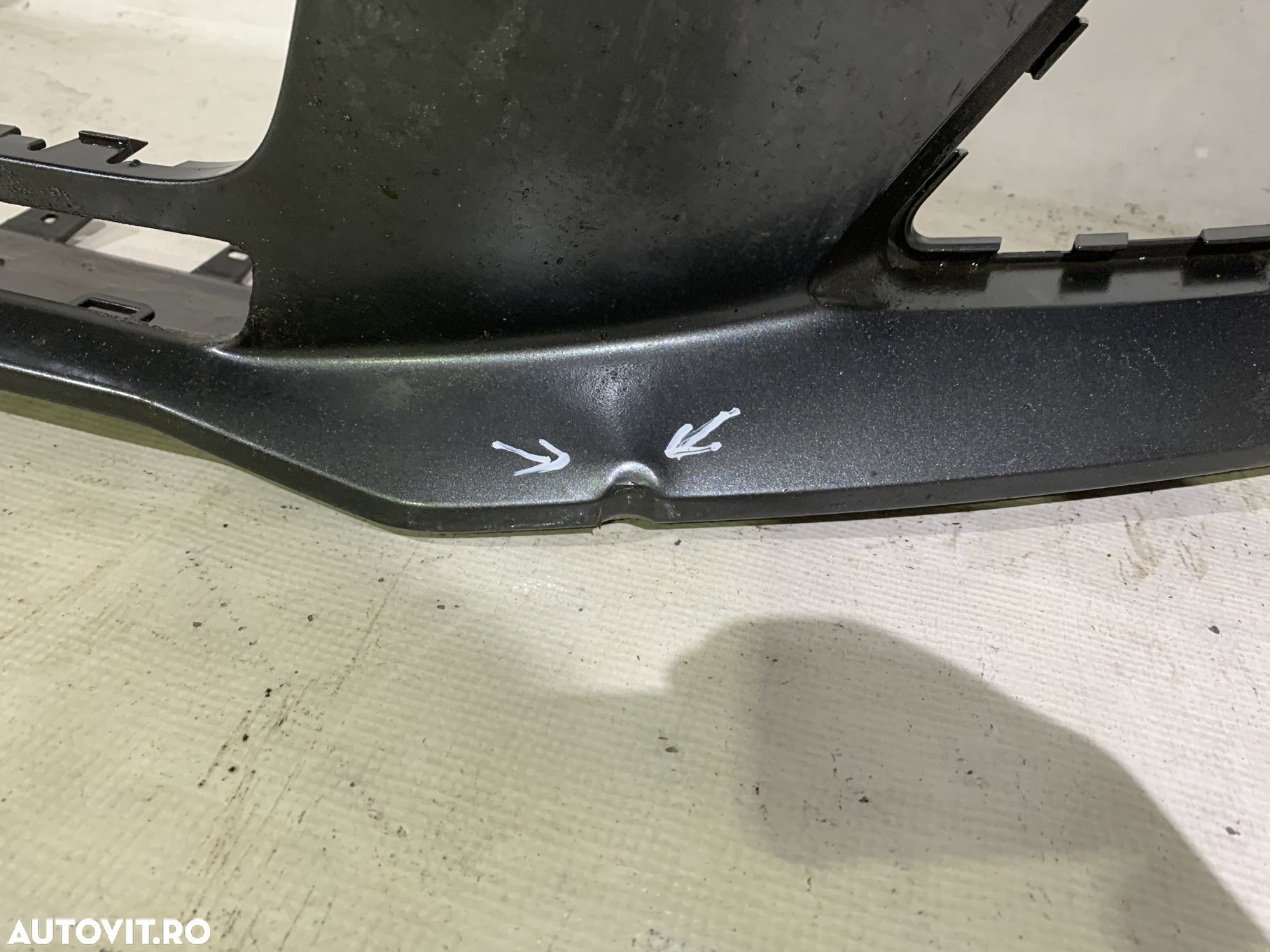 Bara fata Audi A4, B9, 2016, 2017, 2018, 2019, cod origine OE 8W0807437, cu gauri pentru senzori de parcare (4). - 5