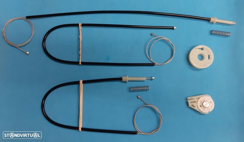 Kit reparação elevador vidros Smart Roadster + roda de guia NOVO - 1