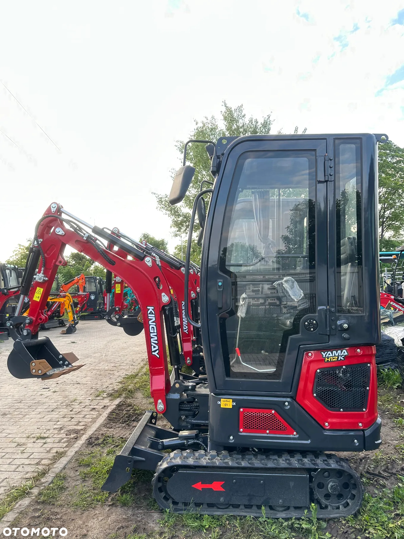Kingway YAMA H12K Kabina Chłodnica Joistick 1200kg Ramię SKR + 3 łyżki - 20