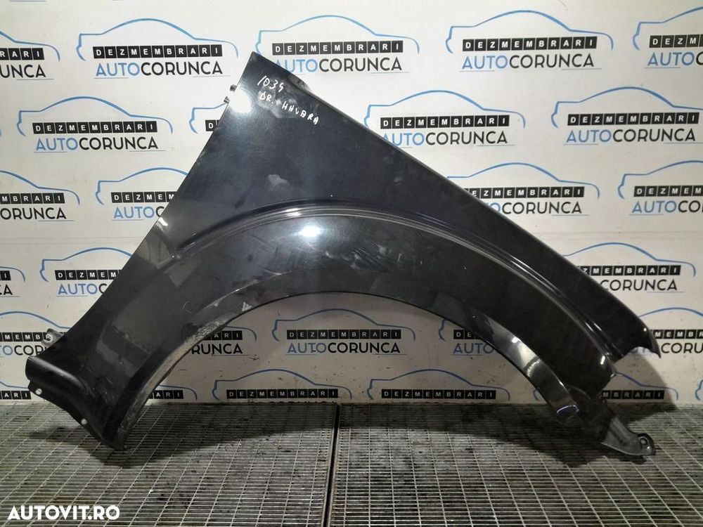 Aripa Dreapta Fata Nissan Navara D40 Facelift 2010 - 2015 4 Usi NEGRU GN0 - BLACK ... - 1