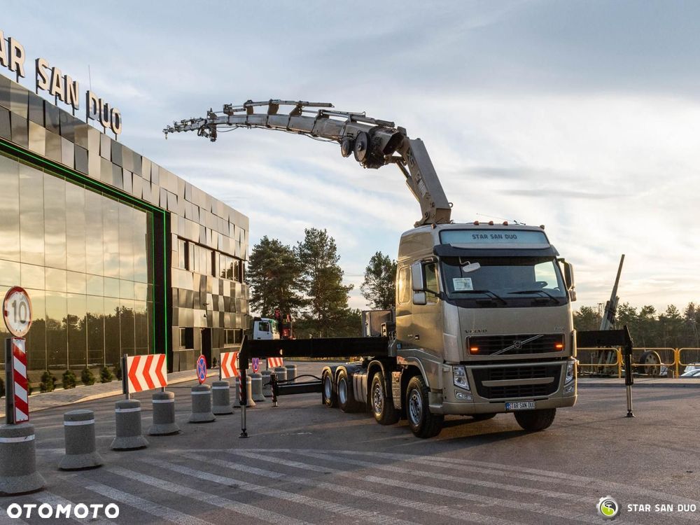 Volvo FH540 8x4 HIAB 477 E-6XS HDS Żuraw Fly Jib Wciągarka - 3