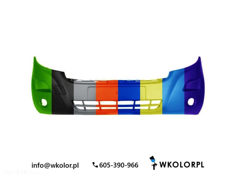 NOWY ZDERZAK NISSAN NV400 2016-2016 LAKIEROWANY W KOLOR - 1