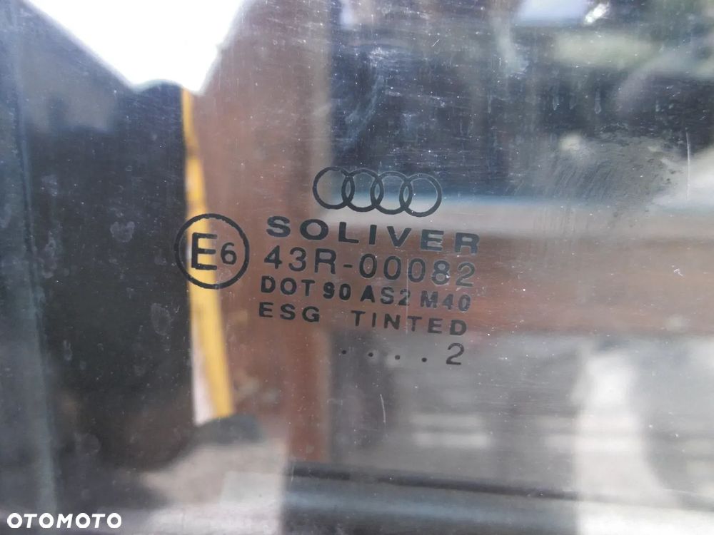 AUDI A3 8L 3D RAMKA DRZWI MECHANIZM PODNOŚNIK SZYBY SZYBA 2002R SILNICZEK PRAWY PRZÓD 8L3837754A - 4