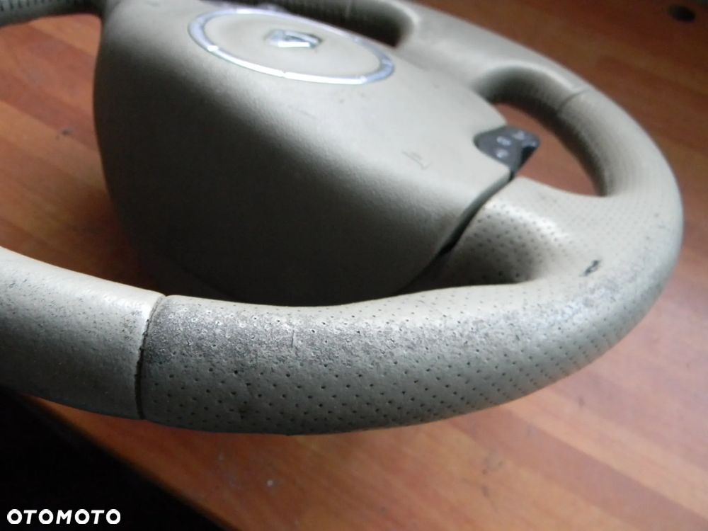 kierownica skórzana skóra RENAULT CLIO MODUS SCENIC MEGANE TRAFIC VIVARO MASTER - 7