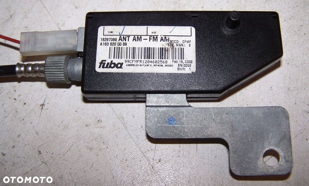 MODUŁ ANTENY MERCEDES ML W163 1638200089 - 1