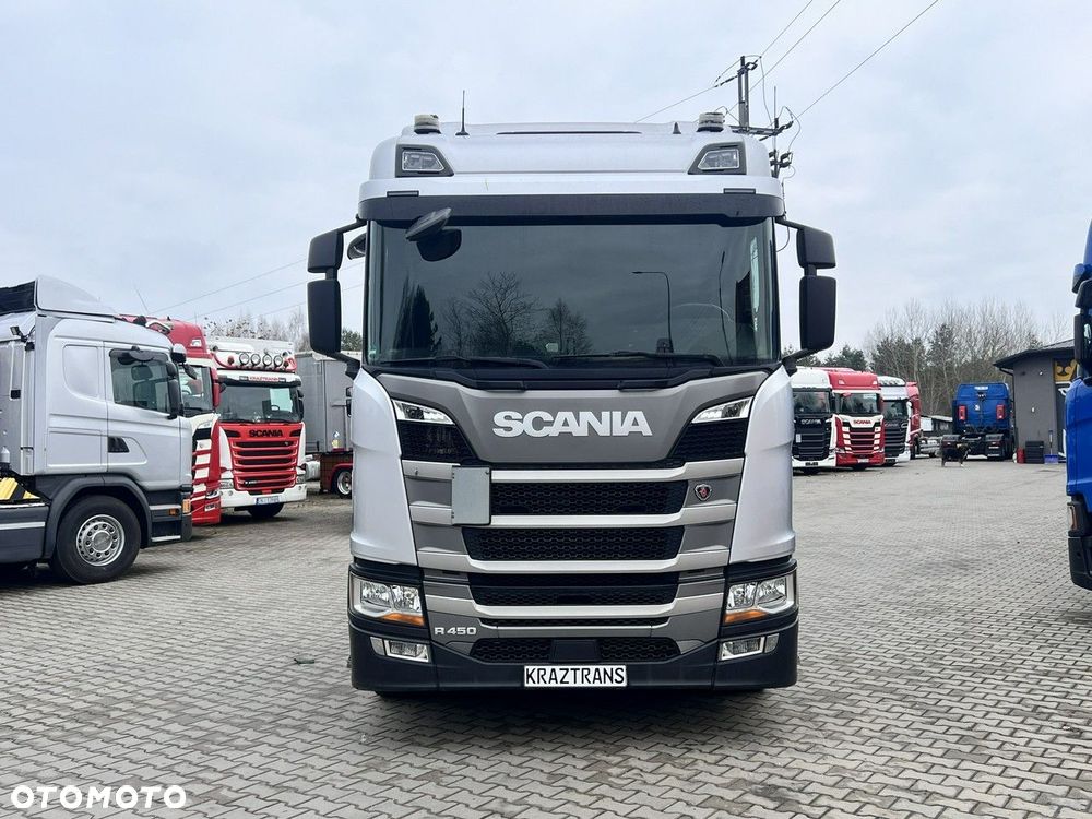 Scania r450 hakowiec palfinger 6x2/4 z Niemiec Cały na poduszce 2019 - 6