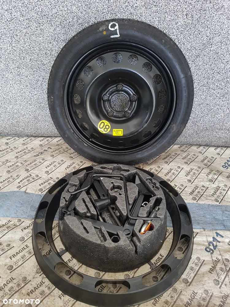 KOŁO DOJAZDOWE ZESTAW OPEL MERIVA B ASTRA H ZAFIRA B   5X110 115/70R16 - 9