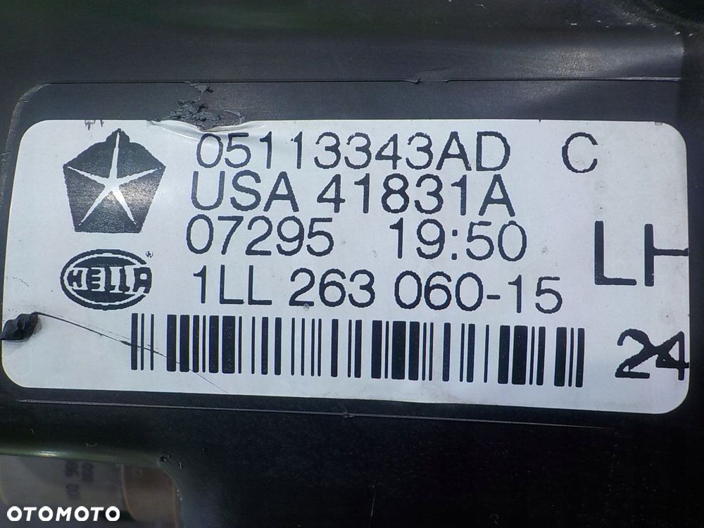 GRAND VOYAGER IV LIFT 2.8CRD AUT 07r 5D XENON lampa lewa przod 05113343AD - 6