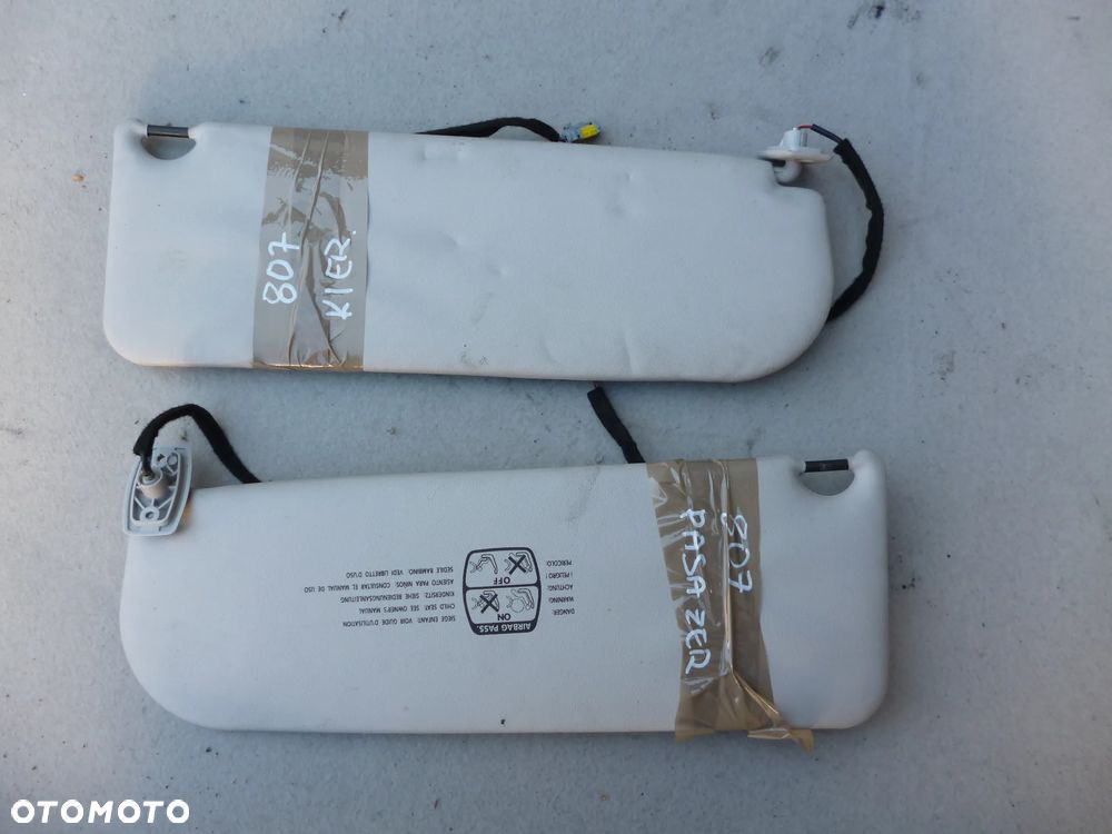 PEUGEOT 807 DASZEK OSŁONA PRZECIWSŁONECZNA LEWA LUB PRAWA - 1