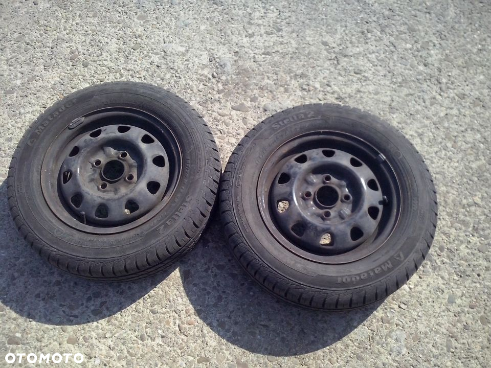 13” - FELGI Stalowe - Chevrolet SPARK - 4x100 r13 cali - KOŁA Stalowe + opony 155/80 - KOŁO ZAPASOWE - 6