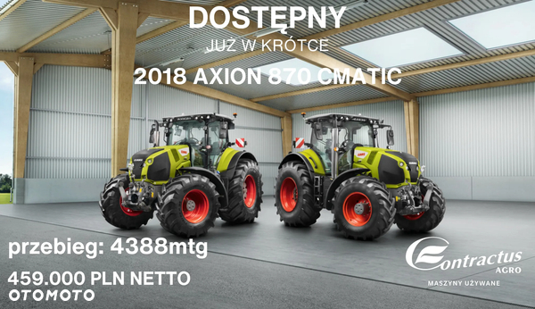 Claas AXION 870 CMATIC