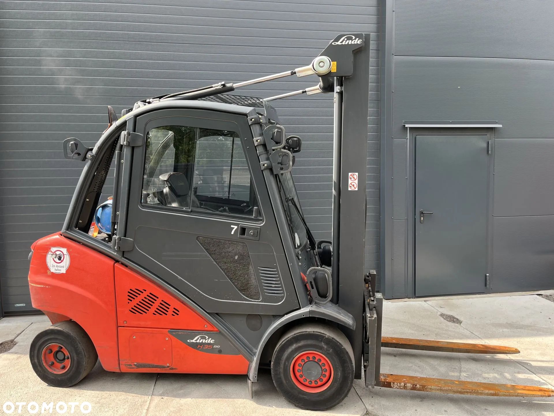 Linde H35-T Gaz LPG TRIPLEX kabina przesuw boczny  oświetlenie drogowe - 1