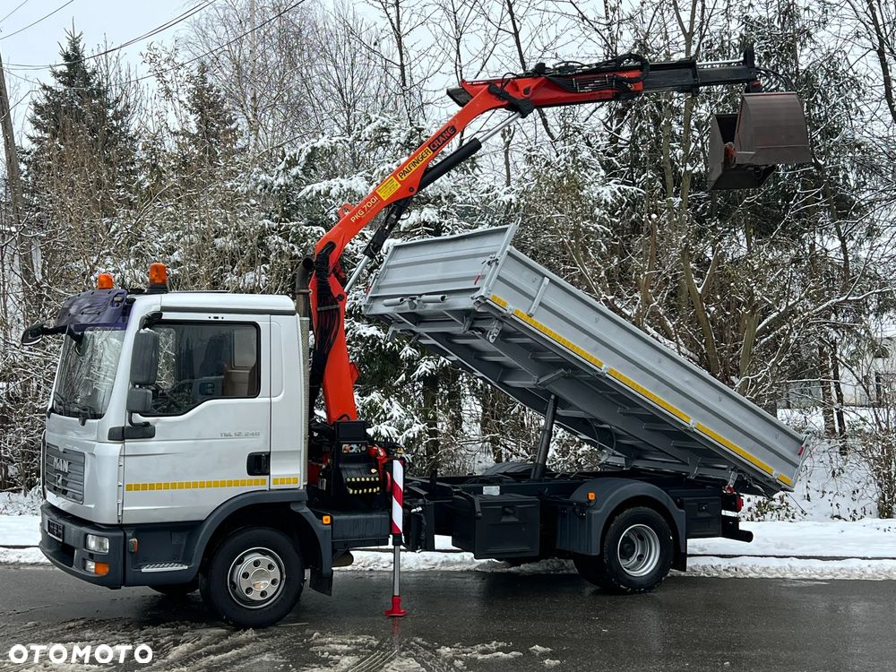 MAN MAN TGL 12-240 Kiper Wywrotka 4x2 Kran PALFINGER PK 12500 BARDZO DOBRY STAN - 20