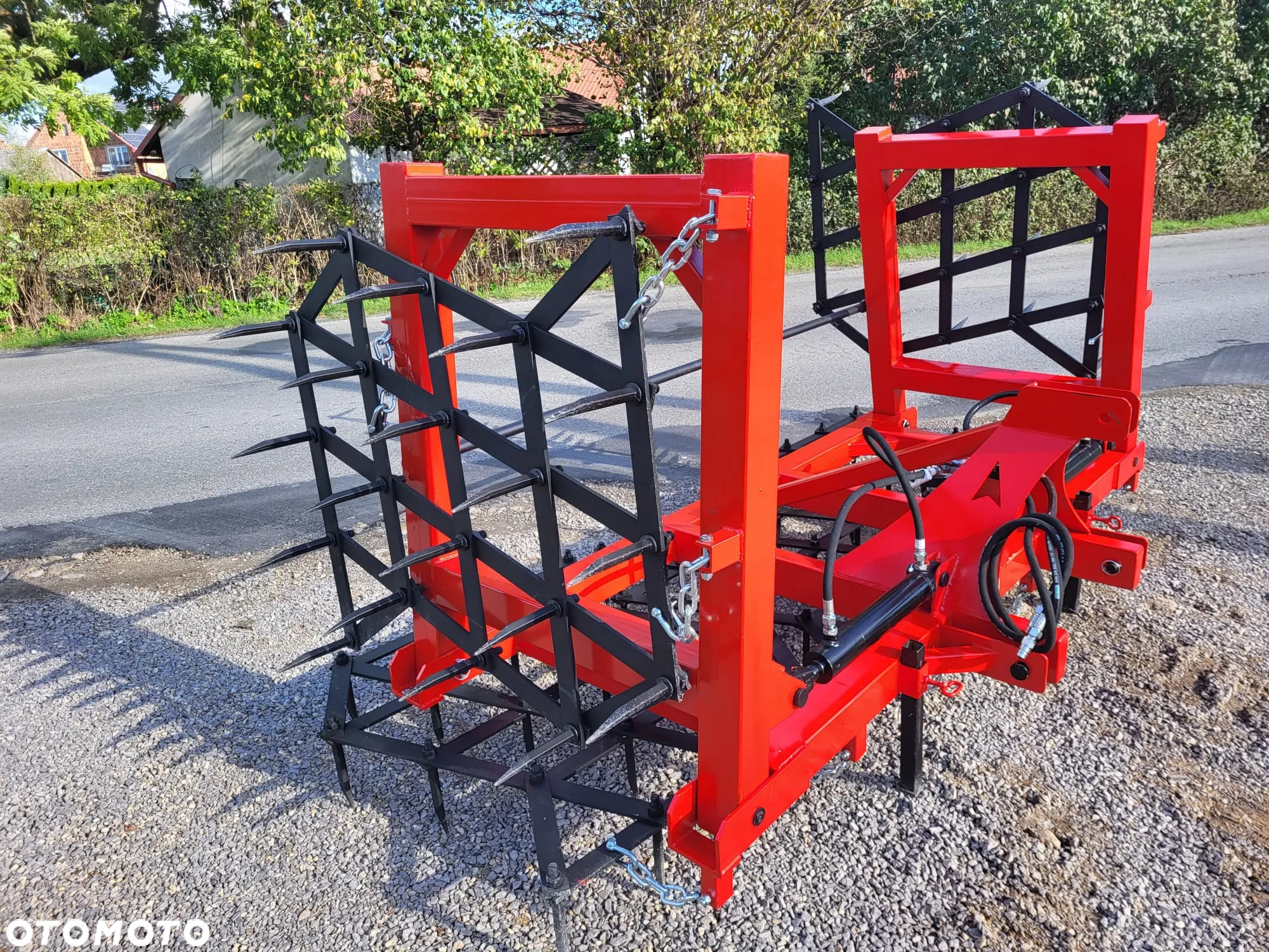BRONY POLOWE HYDRAULICZNIE składane CIĘŻKIE *5pól *2 siłowniki *20 ząb - 10