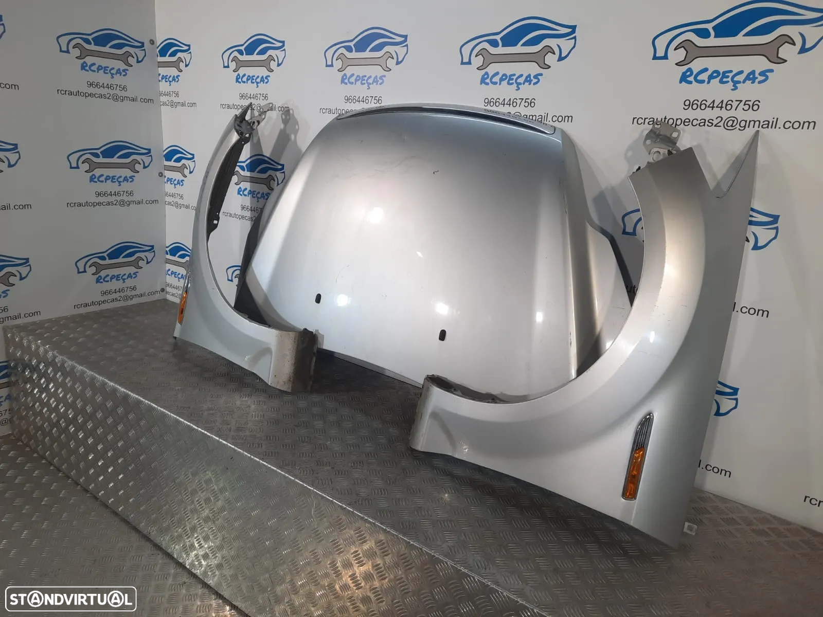 FRENTE COMPLETA FORD MONDEO IV 4 MK4 CAPOT PARACHOQUES GUARDA-LAMAS OTICAS RADIADOR VENTILADOR FRENTE FIBRA REFORÇO - 15