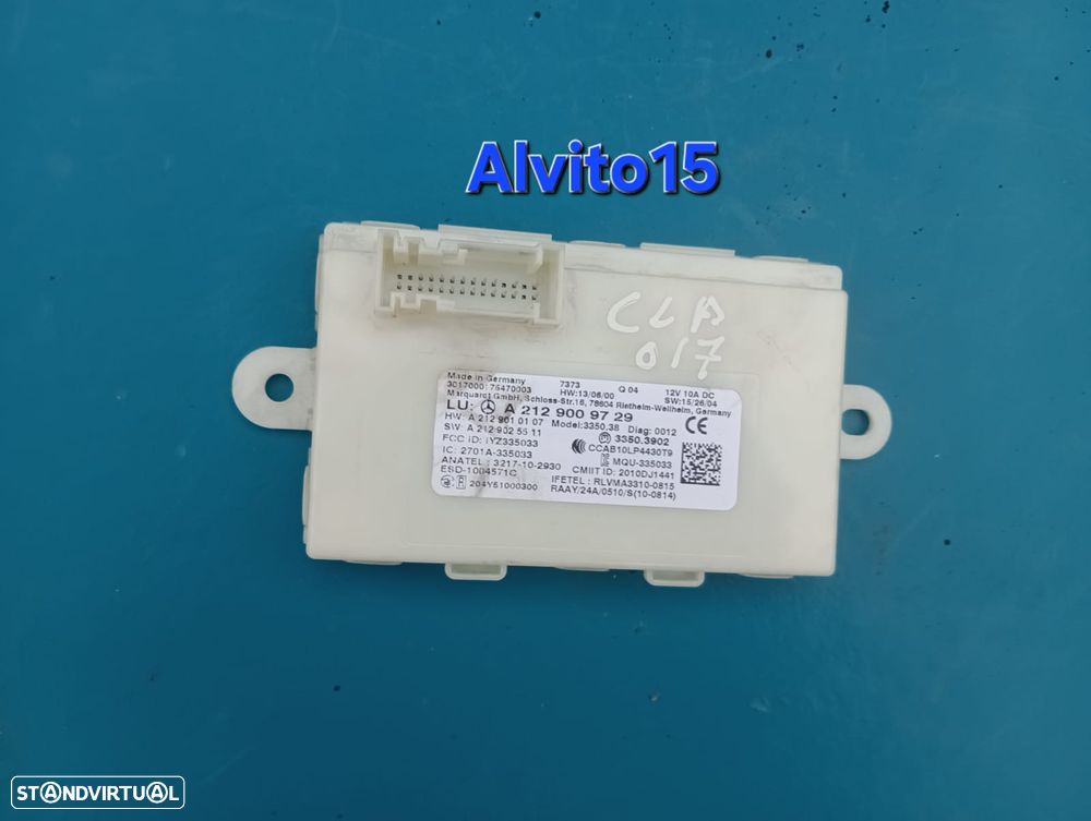 Módulo eletrônico /unidade de controle Mercedes CLA  2017 ref: A2129009729 - 1