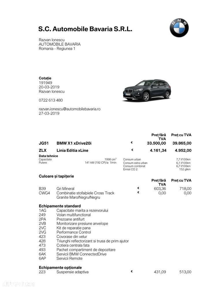 BMW X1 xDrive20i AT xLine - 10