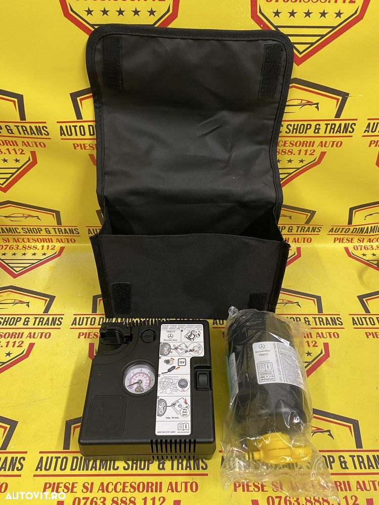 Compresor aer mașină auto umflat roti kit pana OEM SUV Mercedes 240 W - 2