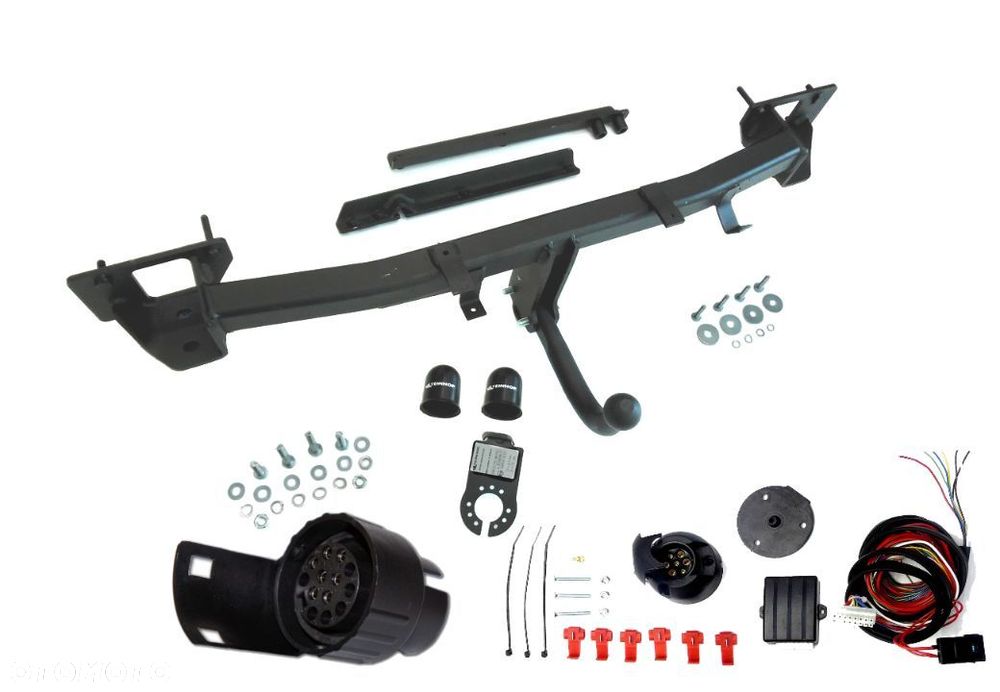 HAK HOLOWNICZY DO MERCEDES W203 S203 C-KLASA MODUŁ 7 PIN ADAPTER 7 NA 13 P - 1