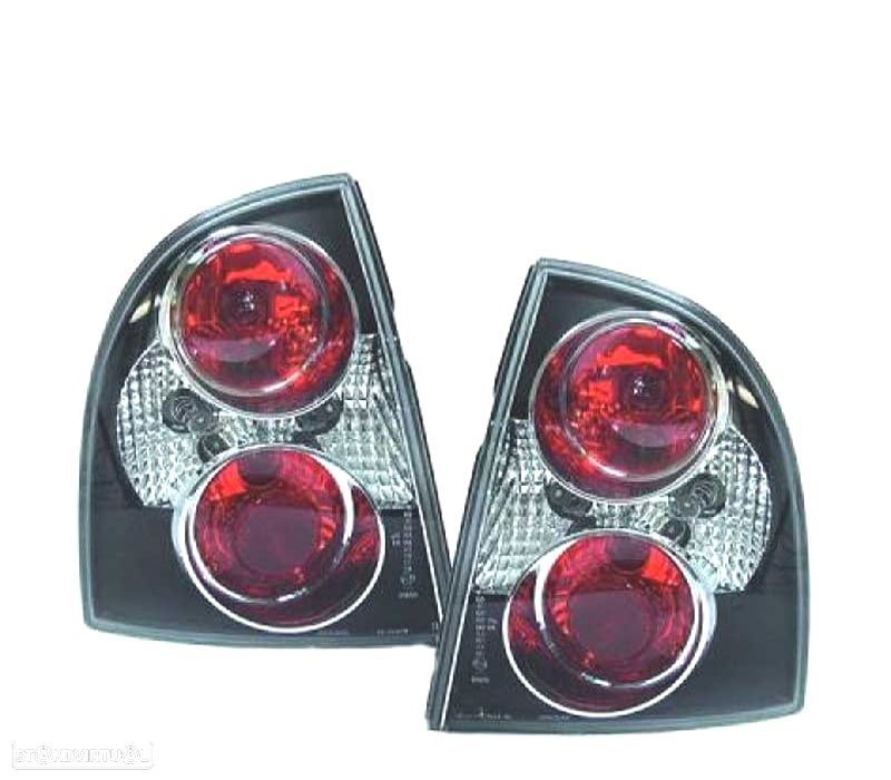 FAROLINS TRASEIROS VOLKSWAGEN VW PASSAT 3BG 00-05 PRETO - 1