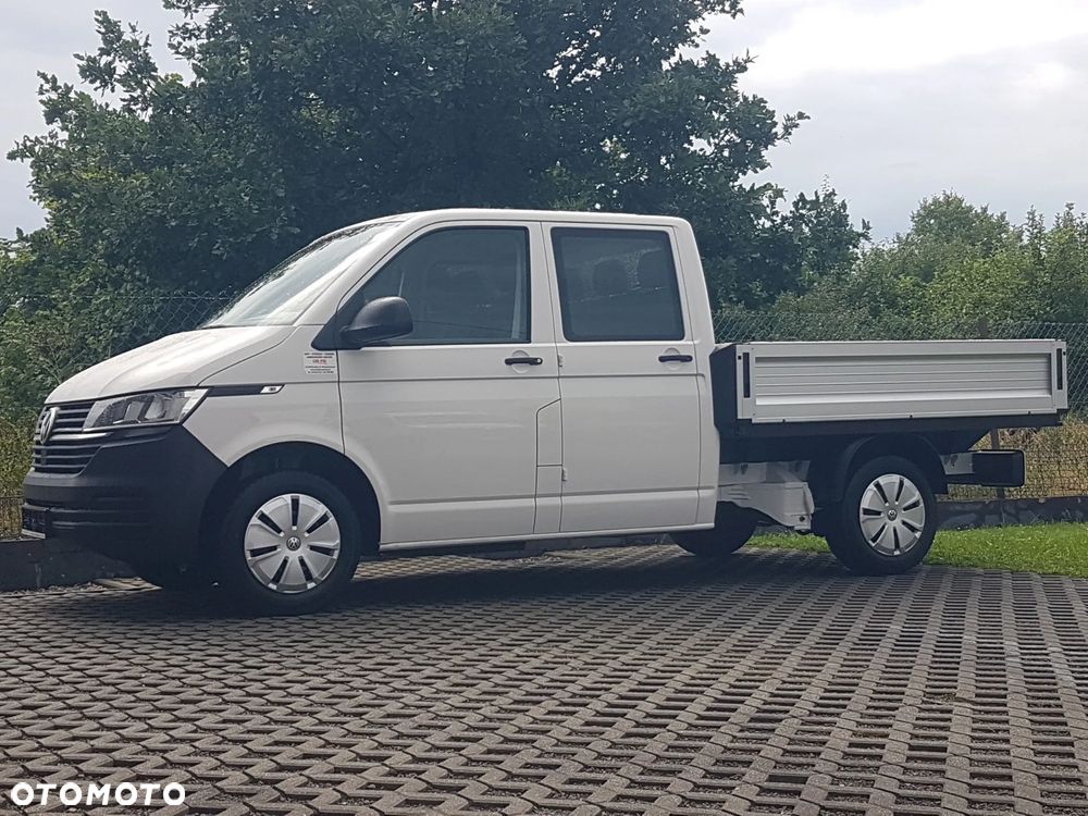 Volkswagen T6 TRANSPORTER DOKA 6-OSÓB PAKA SKRZYNIA ŁADUNKOWA KLIMA DOUBLE KABINA KRAJOWY - 35