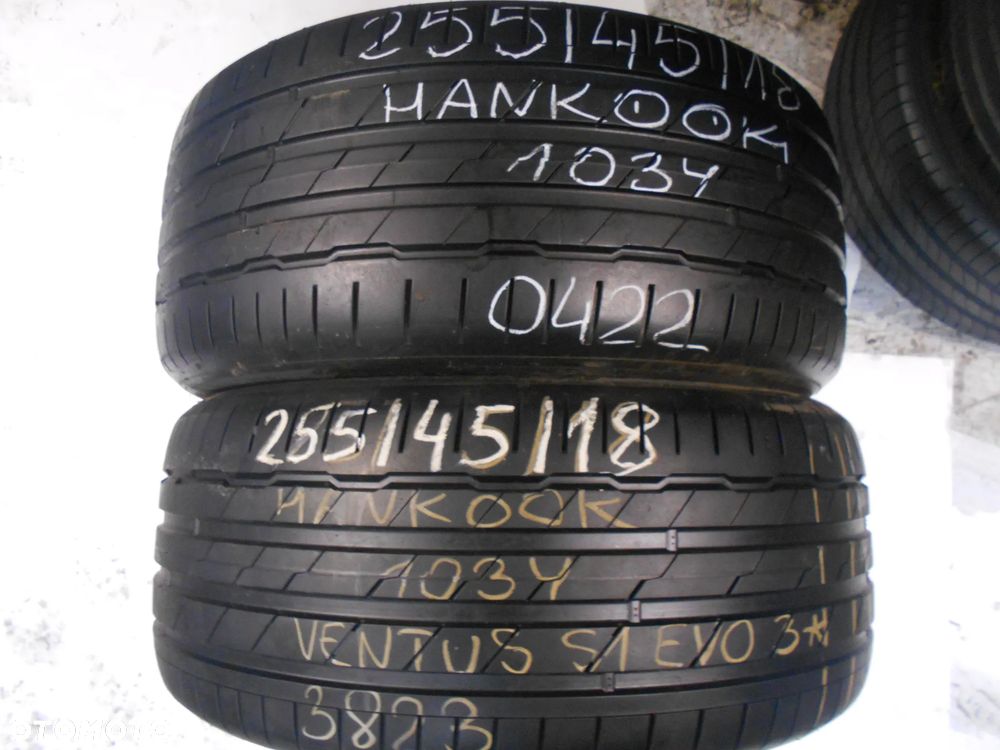 OPONY 255/45R18 HANKOOK VENTUS S1 EVO 3 DOT 3823 / 0422 6.2MM - 1