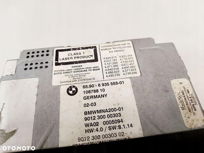 bmw 7 e65 czytnik nawigacji navi dvd napęd 6935555 - 5