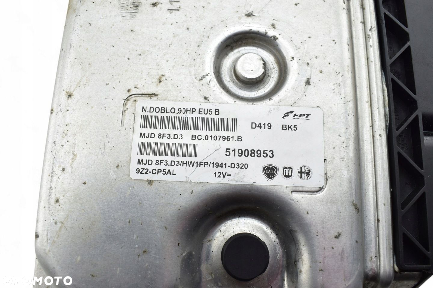 Sterownik Silnika ECU FIAT DOBLO II 1.3 JTD 51908953 MJD8F3.D3 - 4