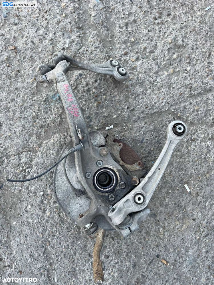 Fuzeta cu Rulment si Senzor ABS Dreapta Fata Audi A4 B8 2.0 TDI 2008 - 2015 Cod 8K0407242Q [B3129] - 1