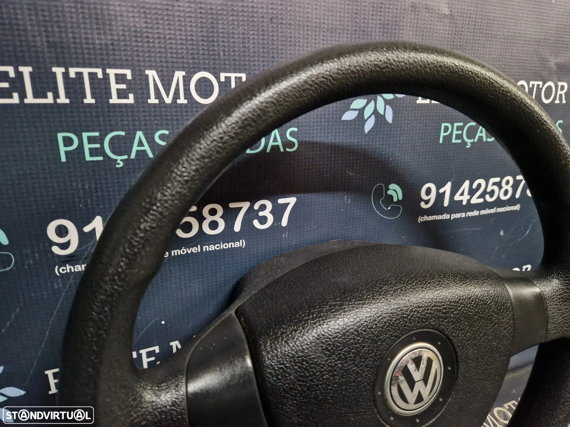 Volante usado borracha com airbag VW GOLF V 5 JETTA PASSAT TOURAN CADDY - 4