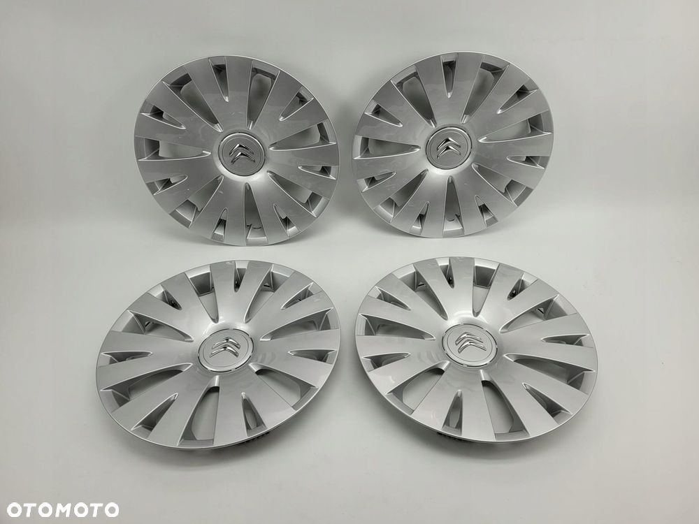 KOŁPAKI 15" CALI KOMPLET CITROEN BERLINGO 9813655477 - 3