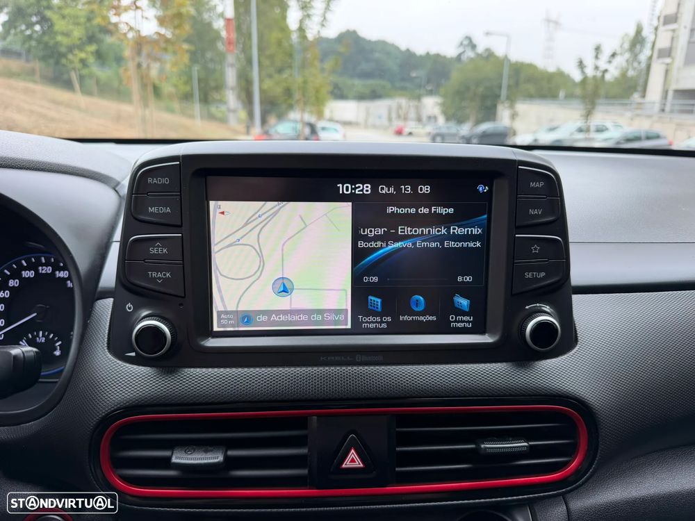 Hyundai Kauai 1.0 T-GDi Premium Pele/Tec Ver.+Nav+Vision - 9