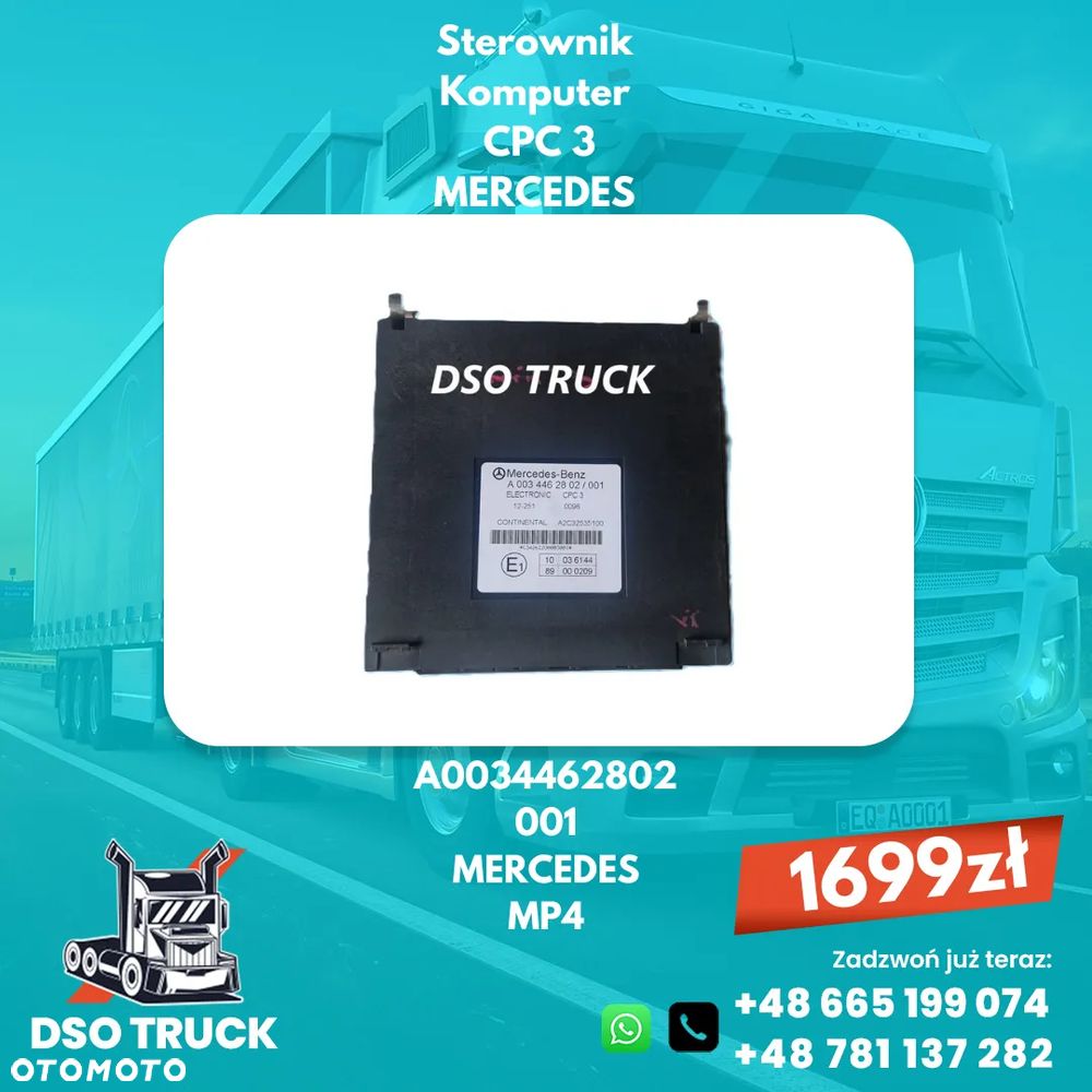 Sterownik Komputer CPC 3 Mercedes Mp4 A0034462802 001 - 1