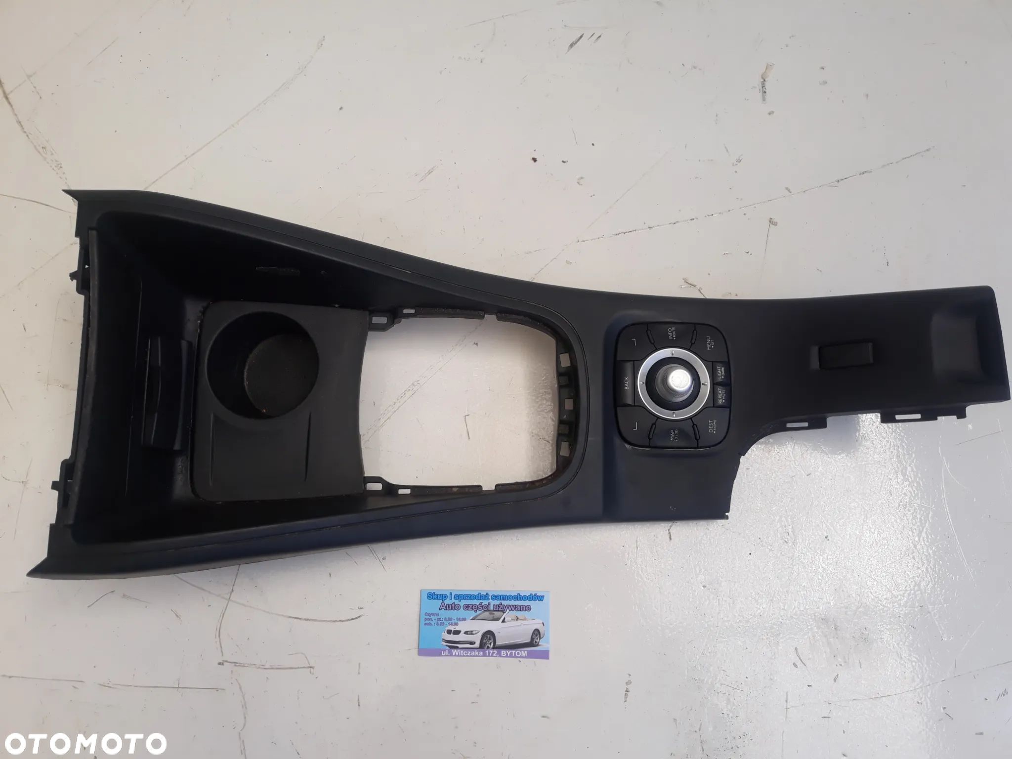 RAMKA OSŁONA TUNELU ŚRODKOWEGO RENAULT MEGANE III  2012r   969120032R - 1