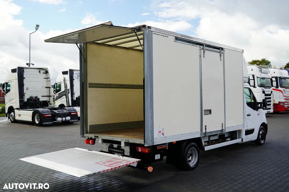 Renault MASTER / CAROSERIE TIP BOX - 4,3 M / LIFT HIDRAULIC DHOLLANDIA - 750 KG / 3 LOCURI / ROȚI SPATE DUBLE / IMPORT / - 19